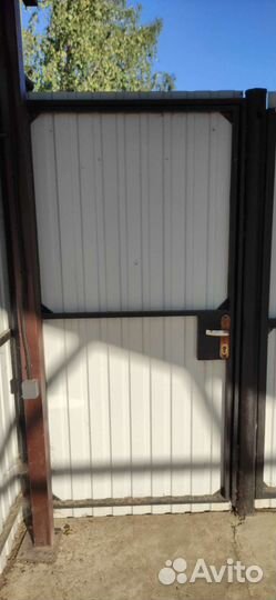 Ворота с калиткой распашные бу