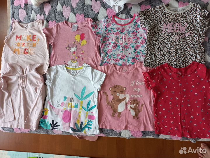 Одежда пакетом на девочку 80-86