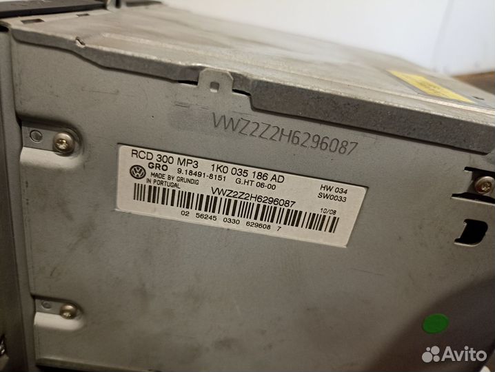 Магнитола для VW Passat B6