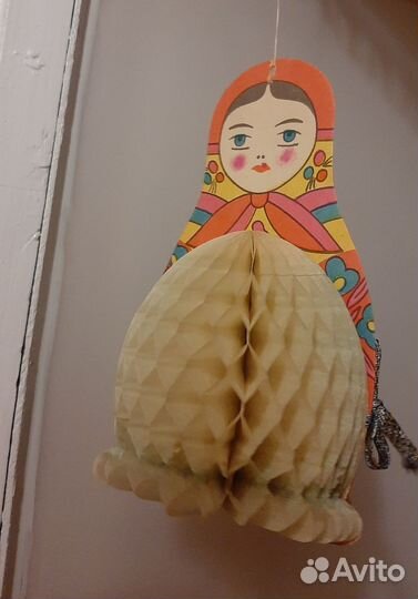 Гофрированные игрушки фонарики СССР