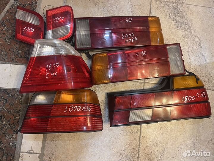 Задние фонари бмв