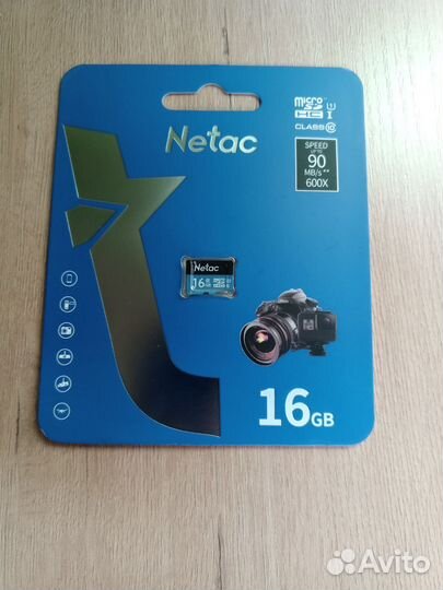 Карта MicroSD Netac P500 Standard на 16GB