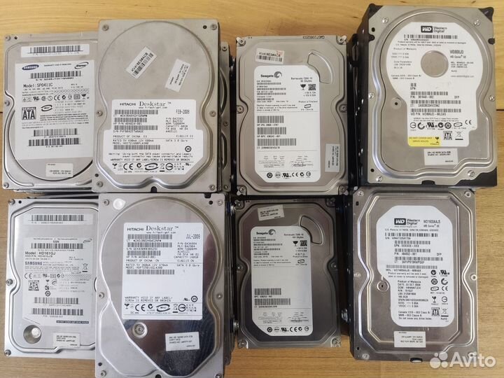 Жёсткие диски (Hdd), SATA 40-160Gb, рабочие