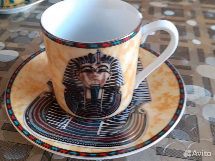 Кофейный сервиз новый Греция на 6 персон фарфор