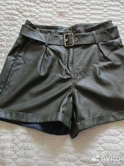 Шорты кожаные