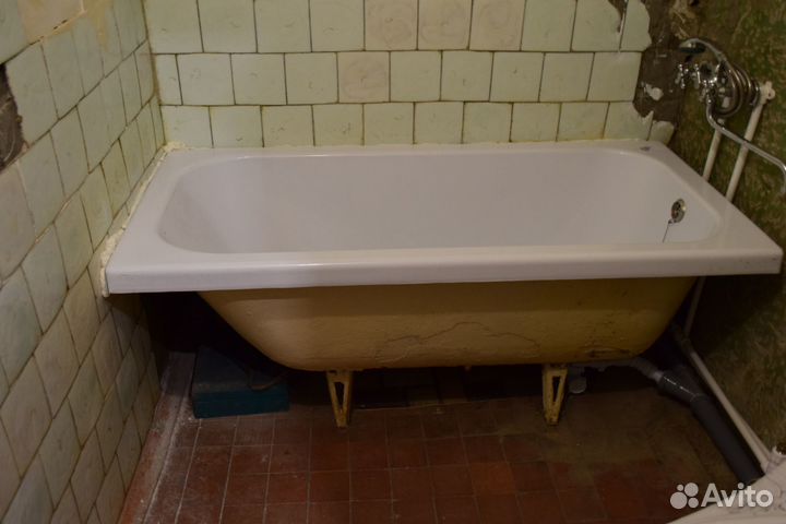 Реставрация старых ванн. Технология ванна в ванну