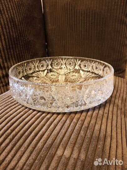 Блюдо для фруктов. Хрусталь