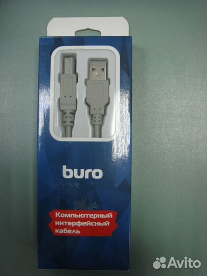 Кабель USB 2.0 USB A (m) - USB B (m)