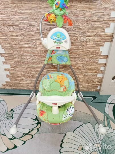 Детские качели шезлонг