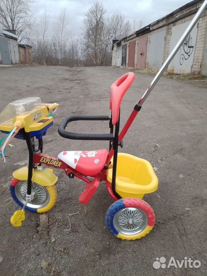 Детский трехколесный велосипед бу