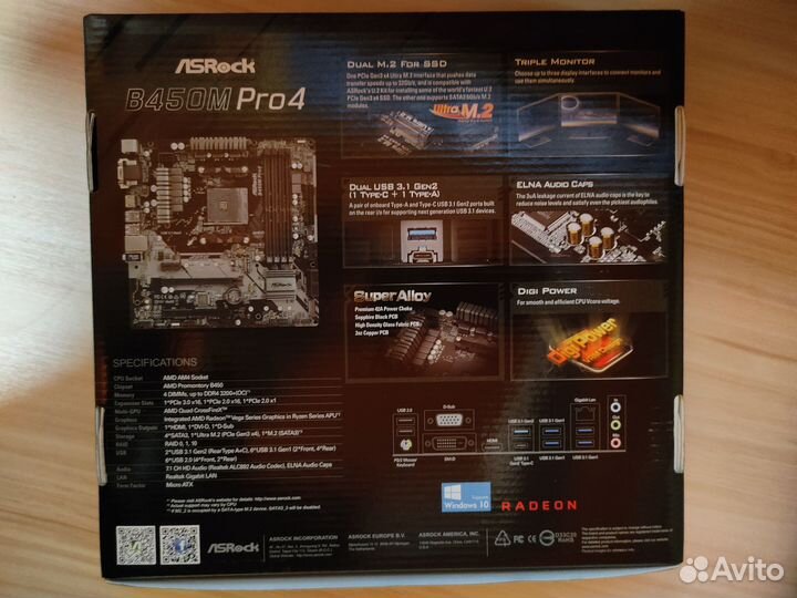 ASRock B450M Pro4