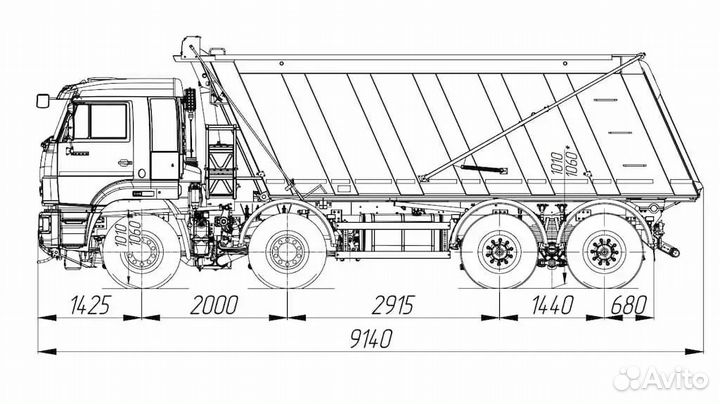 КамАЗ 65201-7080-49, 2023