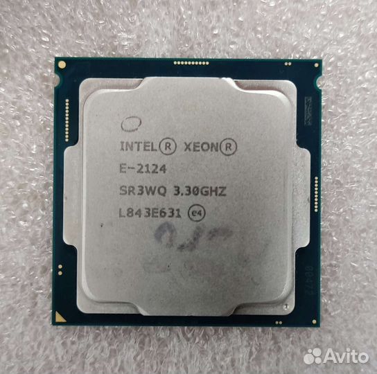 Процессор для серверов Intel Xeon E-2124 3.3ггц