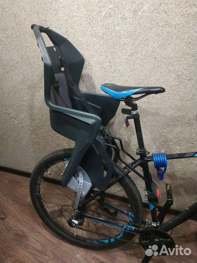 Детское велокресло заднее до 22кг