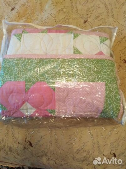 Лоскутное одеяло-покрывало печворк