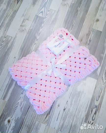 Плед детский плюшевый