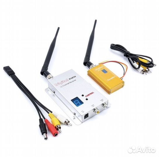 Видеопередатчик + видеоприемник 1,2 Ггц 1,5 Ватт
