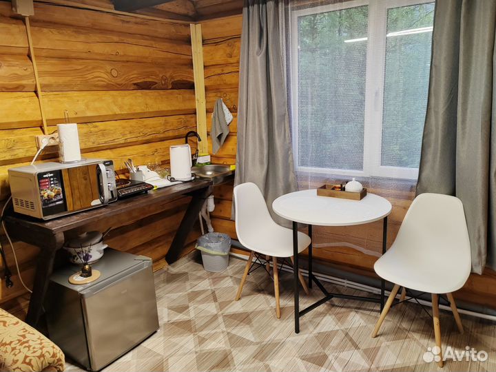 Домики с удобствами