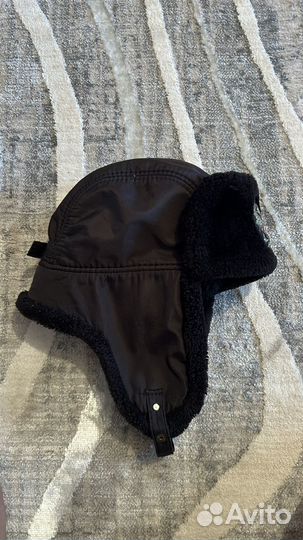 Шапка ушанка детская и варежки 4-5 лет