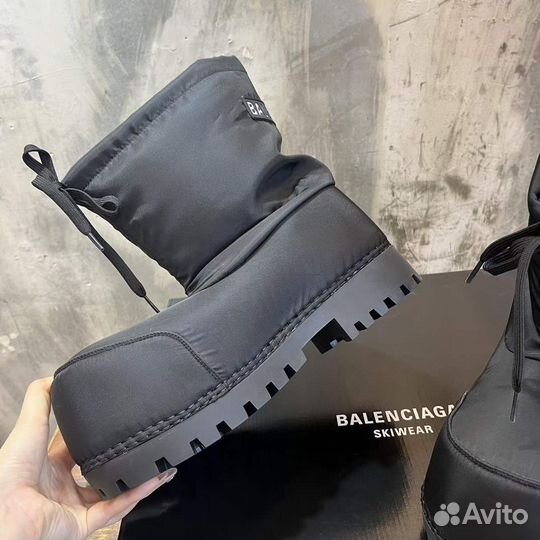 Balenciaga Alaska Low Boots Черные Ботинки