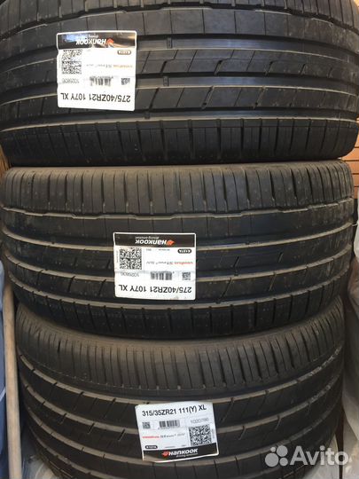 Hankook Ventus S1 Evo3 SUV K127A 275/40 R21 и 315/35 R21 112Y