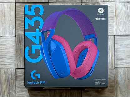 Игровые наушники Logitech G435 Lightspeed Blue