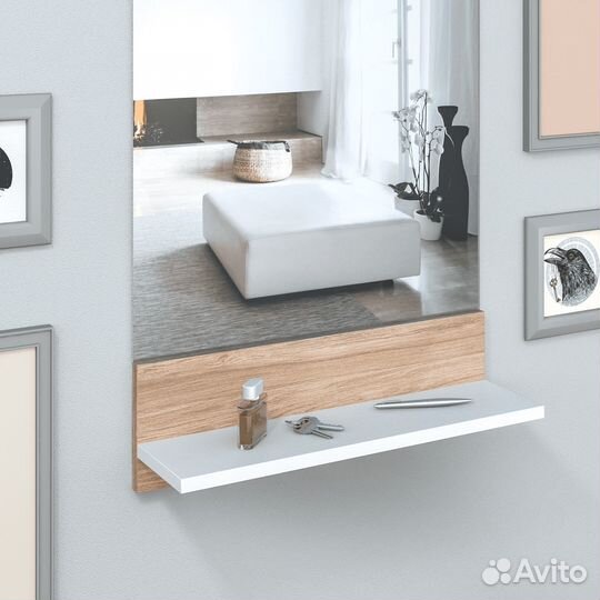 Полка Даминарт Настенная Прямая Угол 500, 50х13х15