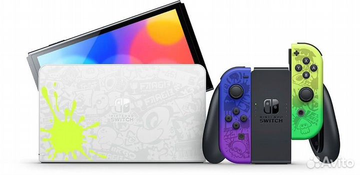 Nintendo switch oled прошитая Splatoon без карты