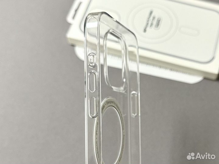 Чехол на iPhone 15 Pro Max Clear Case Magsafe