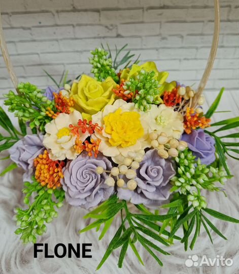 Букет цветов из мыла