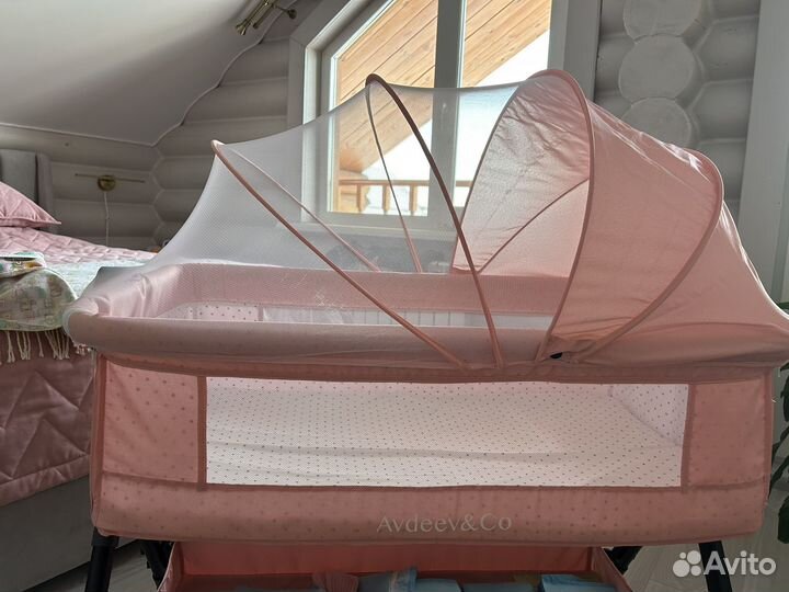 Детская кровать для новорожденных приставная