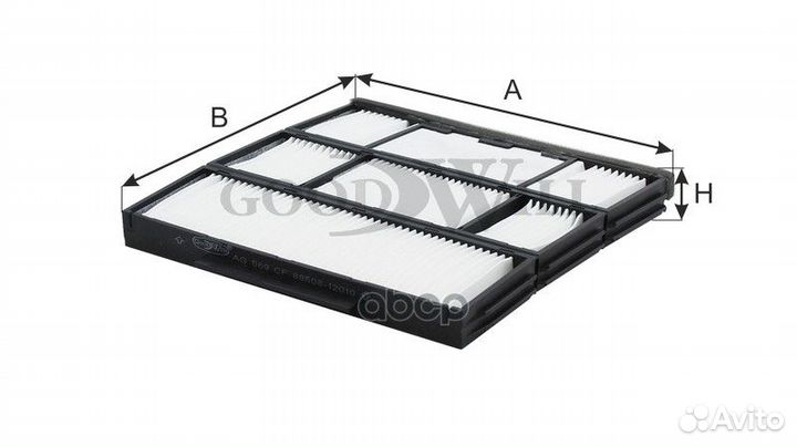 Фильтр салона AG569CF Goodwill