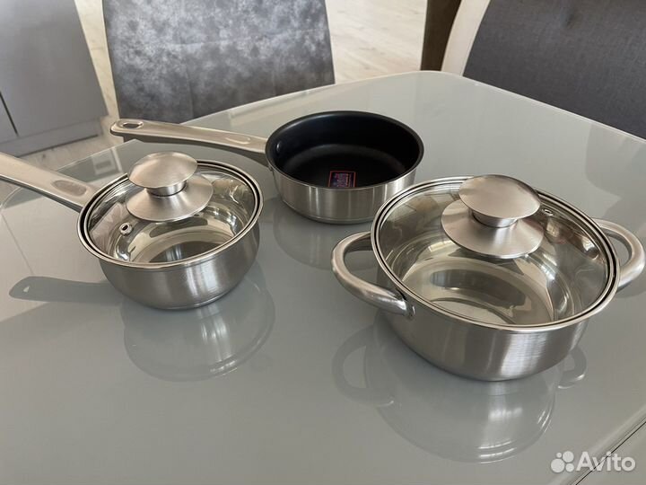 Набор посуды кастрюли новые