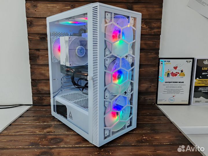 Игровой пк Белый корпус Intel i5-12400F RTX 4060