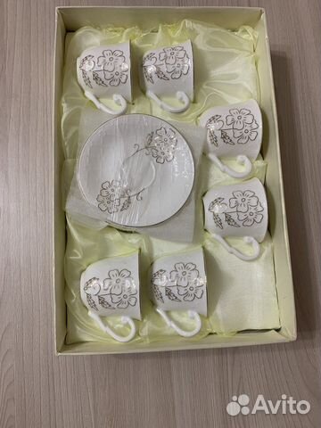 Кофейный сервиз костяной фарфор