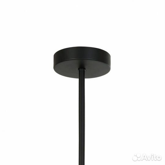 Люстра металл и стекло на кухню современная