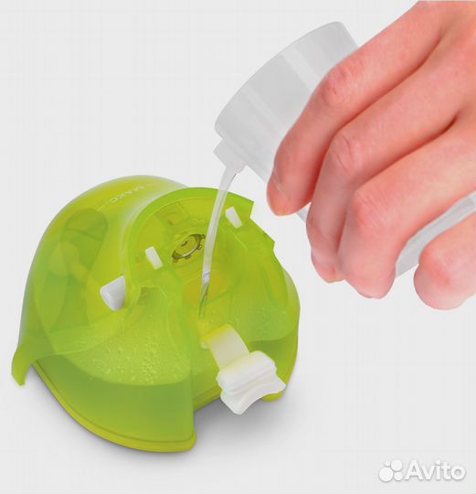 Отпариватель ручной Kitfort кт-9107 1200Вт белый/салатовый