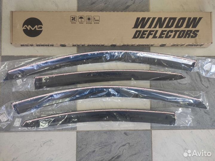 Дефлекторы на Hyundai Solaris