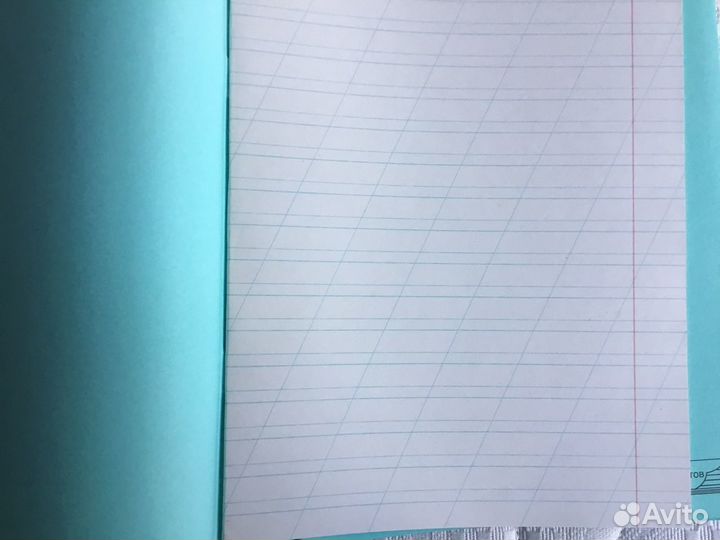 Тетради в узкую косую линейку