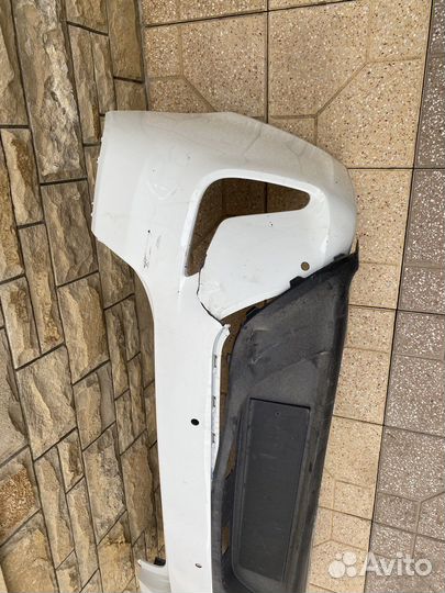 Бампер киа рио задний