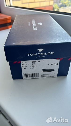 Балетки tom tailor 37