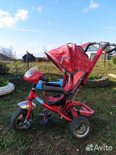 Детский трехколесный велосипед бу
