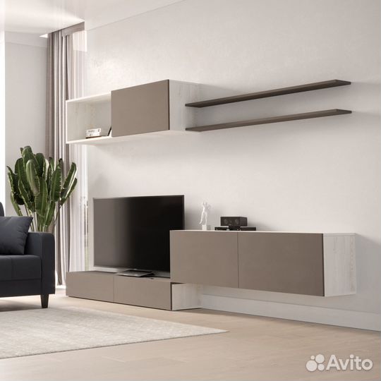 Тв-тумба Толга-951rm слоновая кость под тв телевиз
