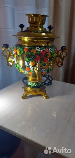 Самовар электрический расписной 