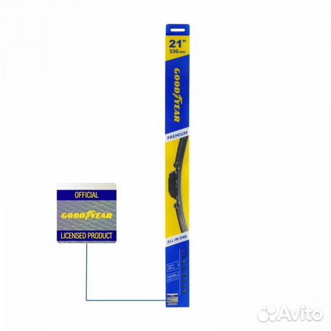 Щетка стеклоочистителя бескаркасная premium 530мм