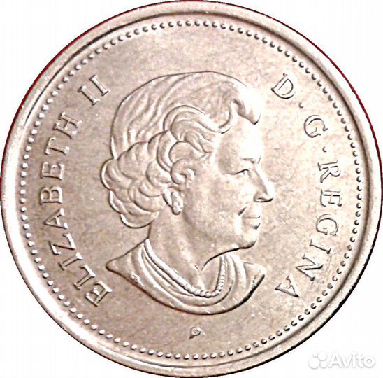 25 cent Canada 2005 г монета юбилейная / обмен