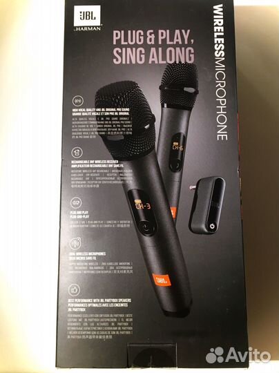 JBL Wireless Microphone Set. Новые.Европа