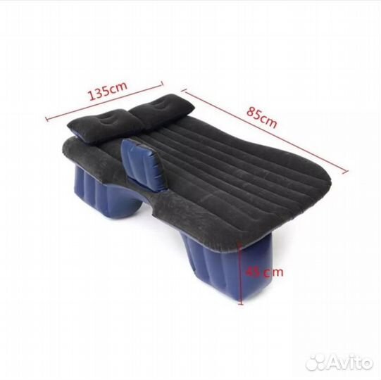 Надувной матрас для авто на заднее сидение