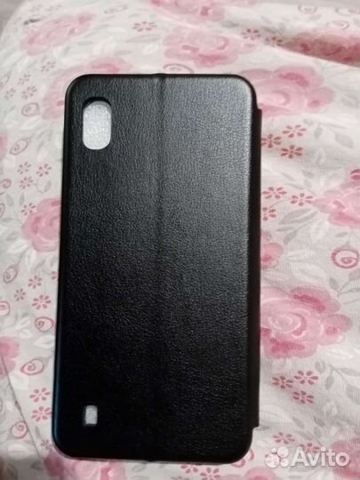 Чехол-книжка на Galaxy A10 черный