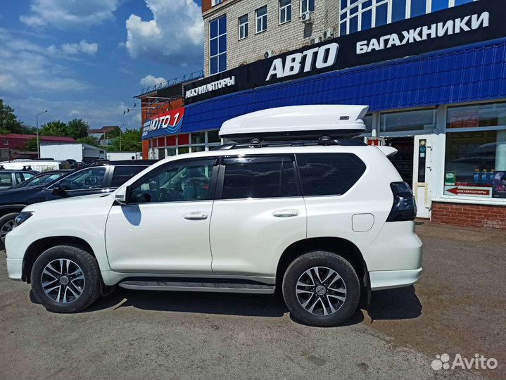 Багажник автобокс на крышу белый 425л